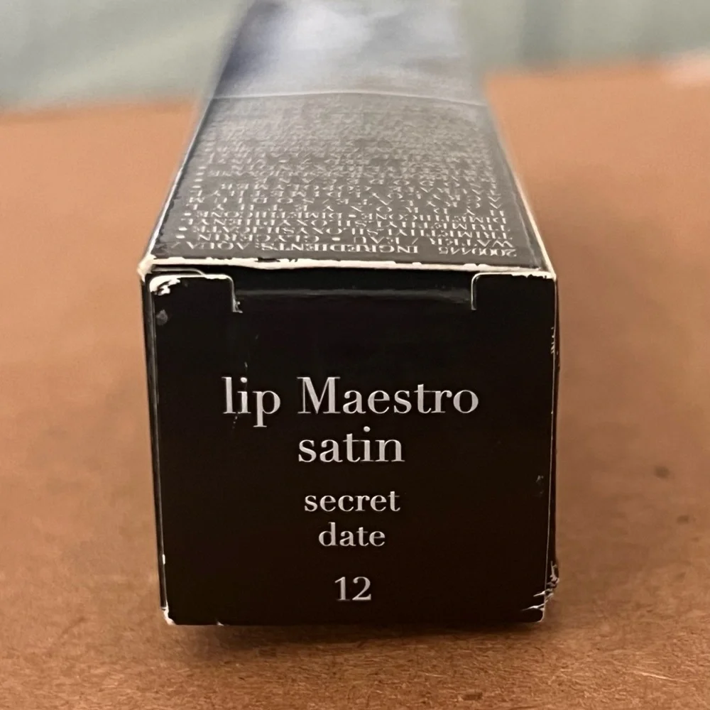 Giorgio Armani Lip Maestro Satin Lip ~ Secret Date 12~ full size & New